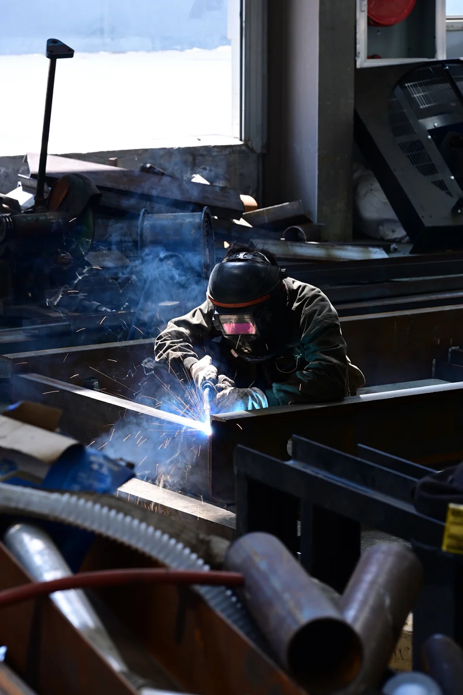 Fabrication and assembly in progress